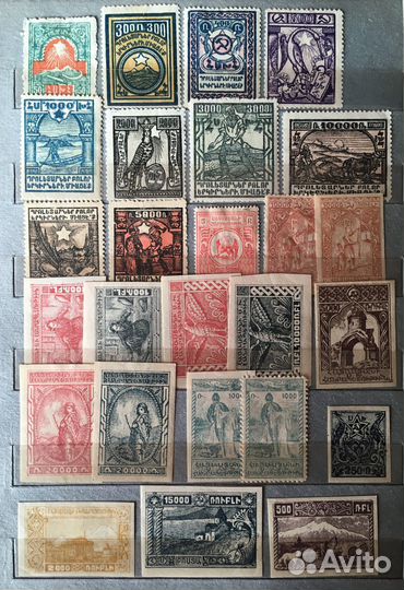 Марки. Гражданская война. Кавказ(1919-23), Окраина