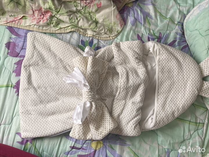 Конверт одеяло на выписку осень зима