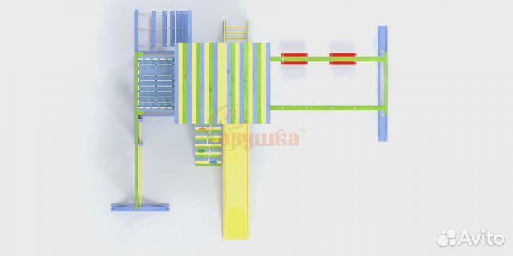 Детская игровая площадка Савушка-15 (Color-1)
