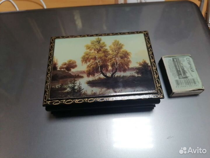 Шкатулка деревянная СССР