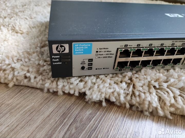 Коммутатор свитч HP 1810G - 24 он же J9540A