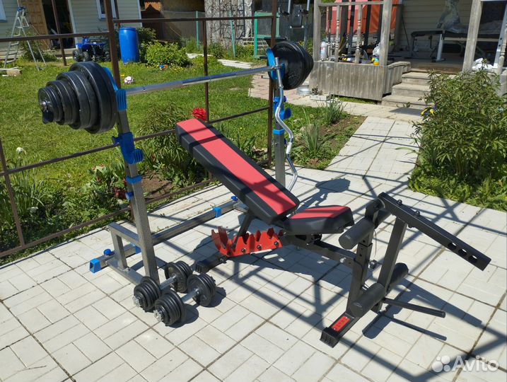 Спортивный комплекс (общий вес 120 кг)