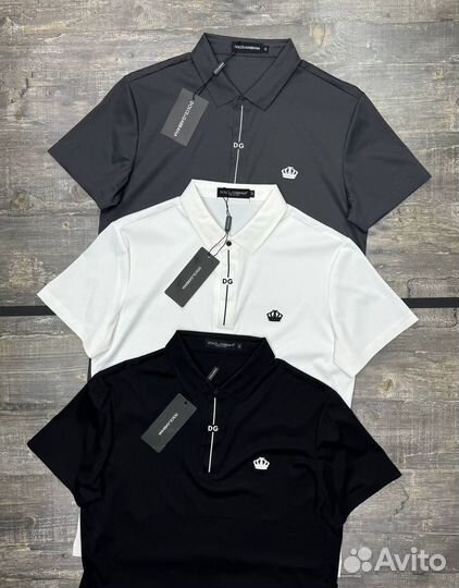 Поло мужское с коротким рукавом dolce gabbana