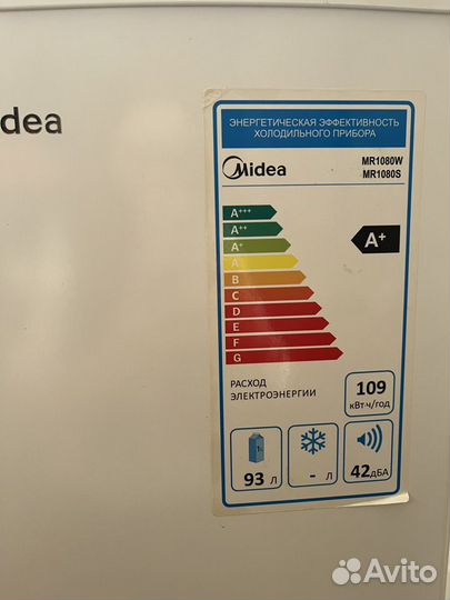 Холодильник Midea MR 1080W в хорошем состоянии