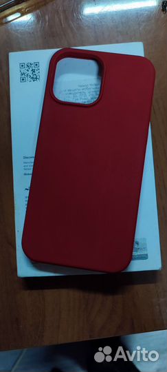 Чехол для iPhone 13 красный оригинальный