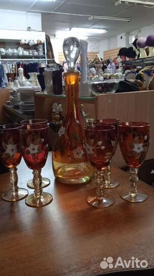 Набор для вина Богемия, смальта