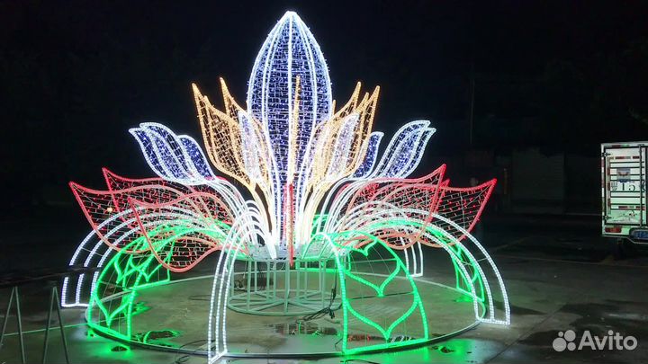 Светящиеся фигуры и светодиодные декорации