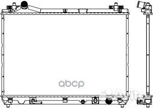 Радиатор двигателя 34318502 Sakura