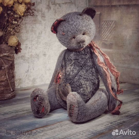 Мишка тедди авторская ручная работа 24 см