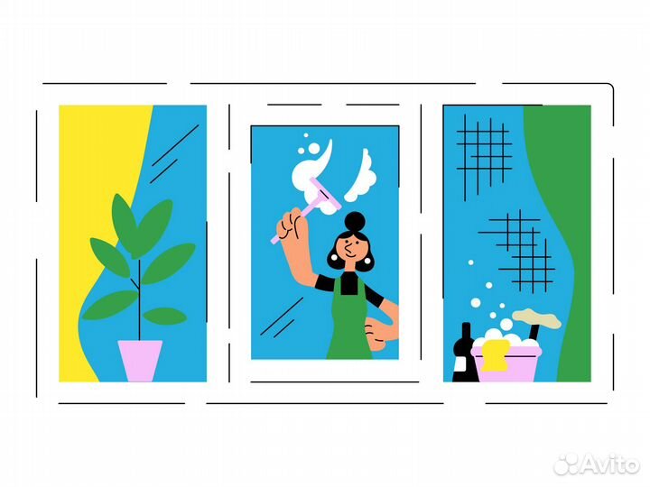 Клинер/Уборщица неполный день