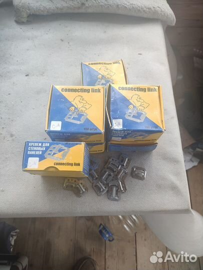 Крепёж/кляймеры для вагонки или блок-хауса. 4мм