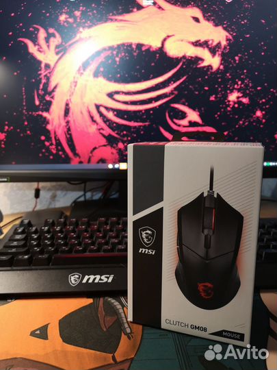Игровая мышь MSI clutch GM08