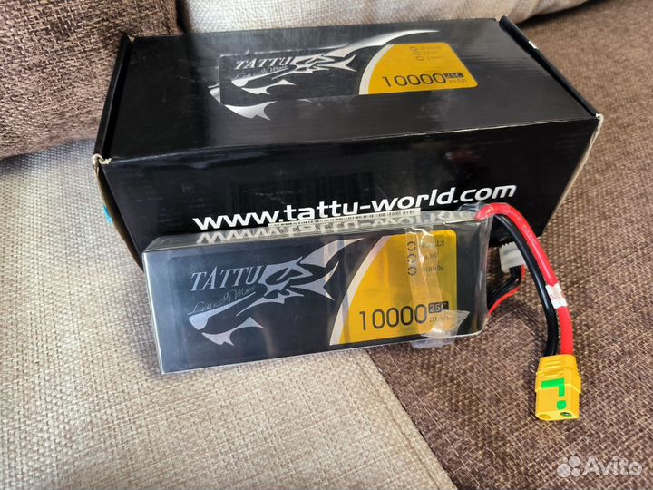Аккумулятор LiPo Tattu 4s 10000mah 25С новый
