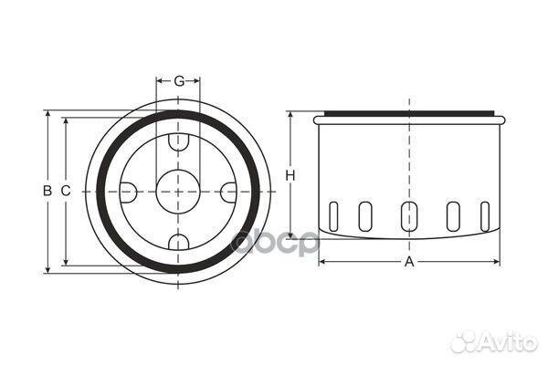 Фильтр масляный SM160 SCT