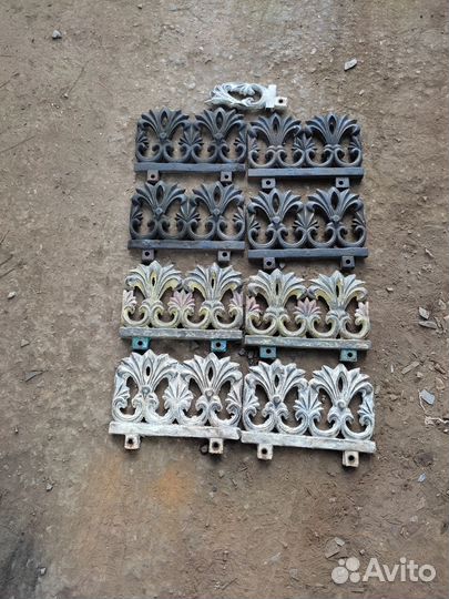 Чугунные элементы литьё СССР