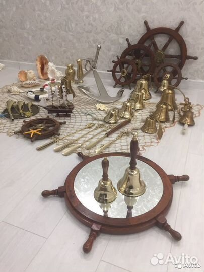 Рынды Колокольчик в школу Якоря Штурвалы