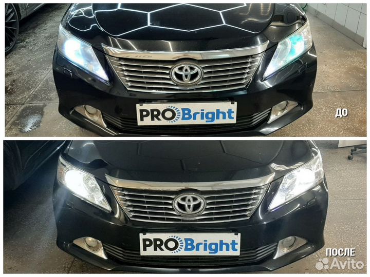 Bi-Led на Toyota Camry