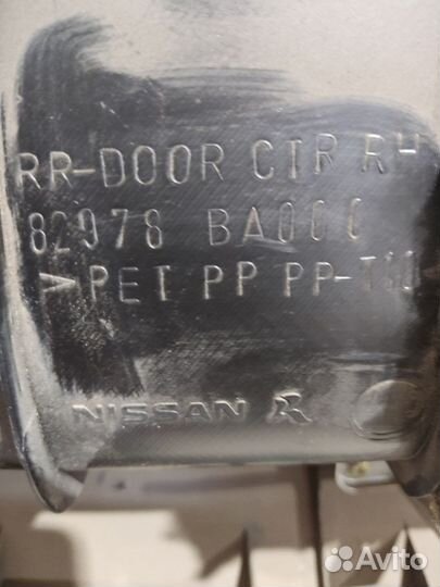Обшивка Карта двери Nissan primera P12 Прав