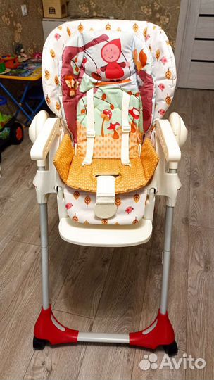 Стульчик для кормления chicco polly