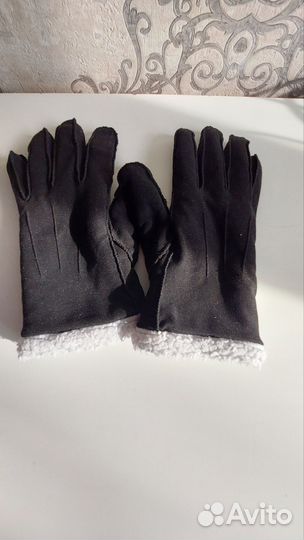 Перчатки натуральная замша acbertini