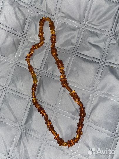 Бусы из янтаря СССР