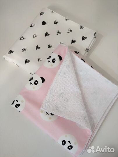 Комплект непромокаемых, многоразовых пелёнок 2шт