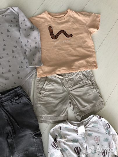 Пакет детских вещей next zara 92-98