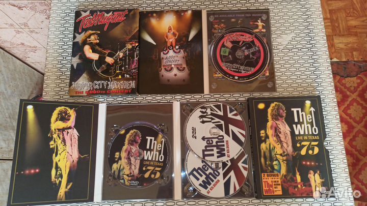 Диски CD DVD VHS зарубежный рок ballads England US