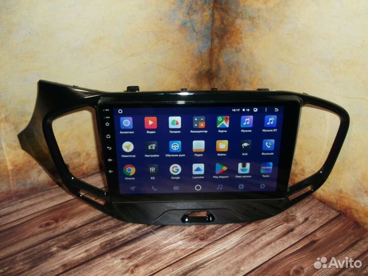 Магнитола LADA Vesta Android GPS Yandex WiFi