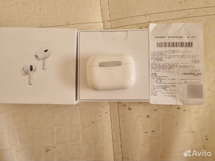Беспроводные наушники apple airpods pro 2 type c