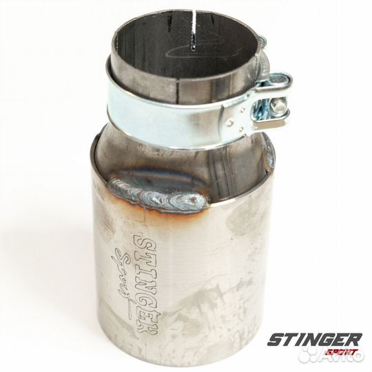 Насадка нержа на а/м BMW