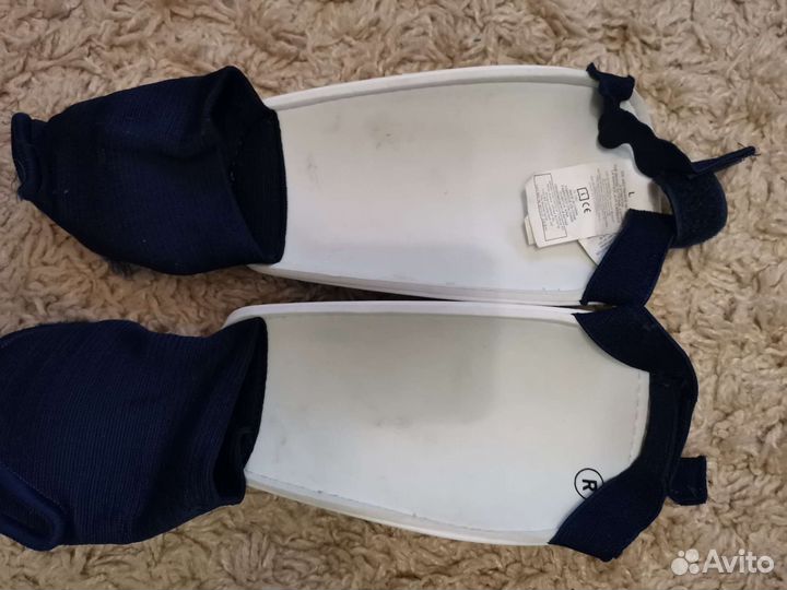 Футбольные детские щитки Adidas и гетры Lotto