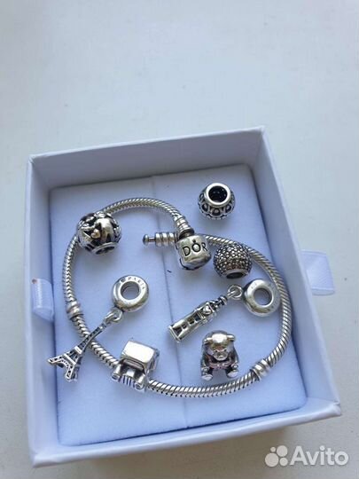 Серебряный браслет пандора оригинал