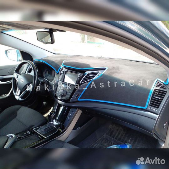 Накидки на панель алькантара