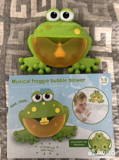 Лягушка, генератор пены с музыкой