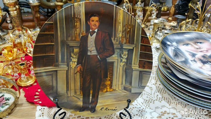 Декоративная тарелка Унесенные ветром Р. Курсар