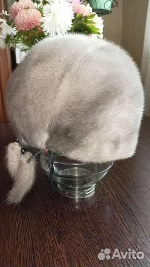 Шапка норковая женская