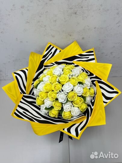 51 мыльная роза цветы с доставкой