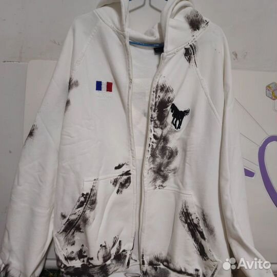 Зип худи Balenciaga x Polo с грязью