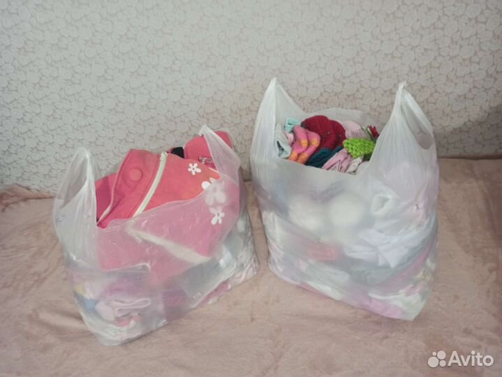 Вещи пакетом на девочку с рождения
