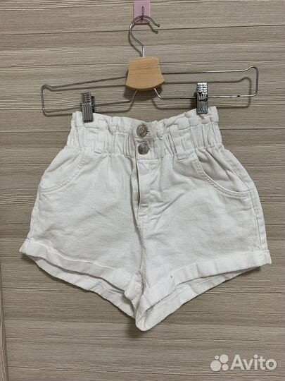 Шорты джинсовые белые H&M 38-40 XS