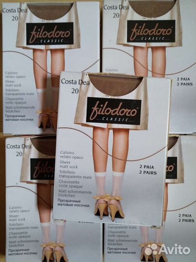 Носочки Filodoro прозрачные матовые