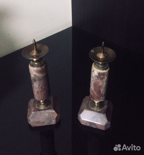 Подсвечники из яшмы