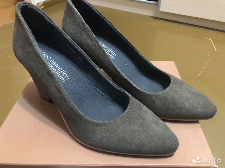 Туфли замшевые 40