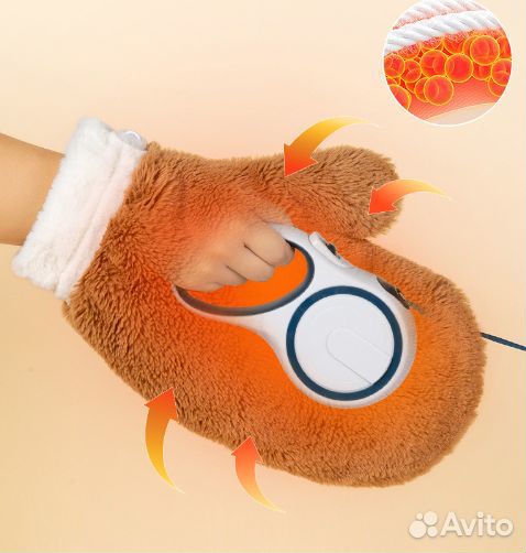 Перчатка для прогулки с собакой Варежка для зимних