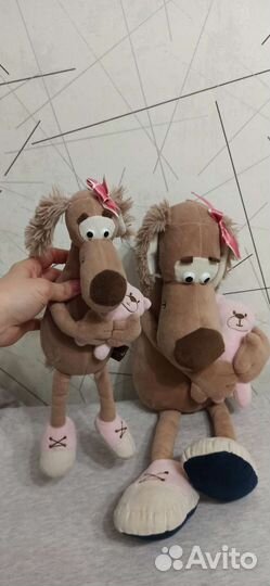 Мягкие игрушки две собаки