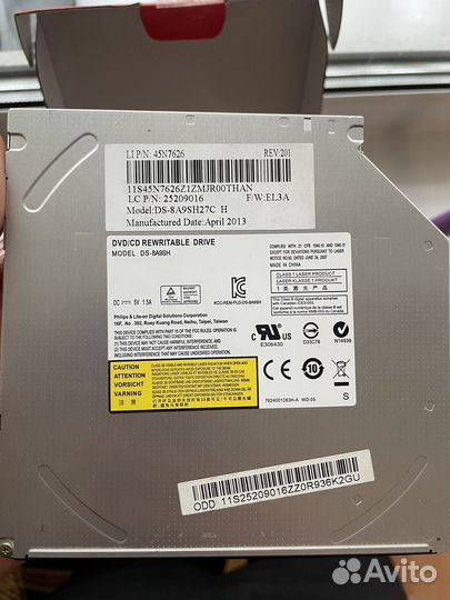 Оптический привод для ноутбука Lite-on DS-8A9SH