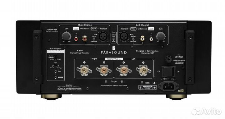 Усилитель мощности Parasound A21+ black