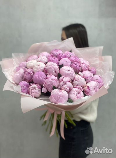 Пионы цветы букеты