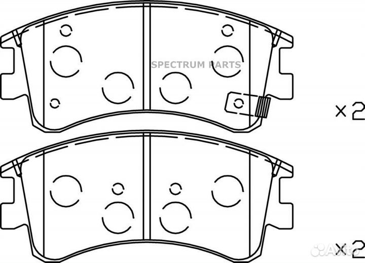 Тормозные колодки FBL AFP FBL AFP496S